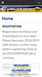 Mobile Screenshot of chelseahockey.pucksystems.com