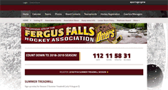 Desktop Screenshot of fergusfallshockey.pucksystems.com