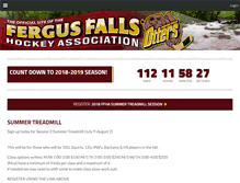 Tablet Screenshot of fergusfallshockey.pucksystems.com