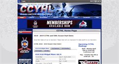 Desktop Screenshot of ccyhl.pucksystems.com